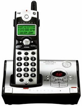 GE 28031EE1 Cordless Telephone with Answering Machine